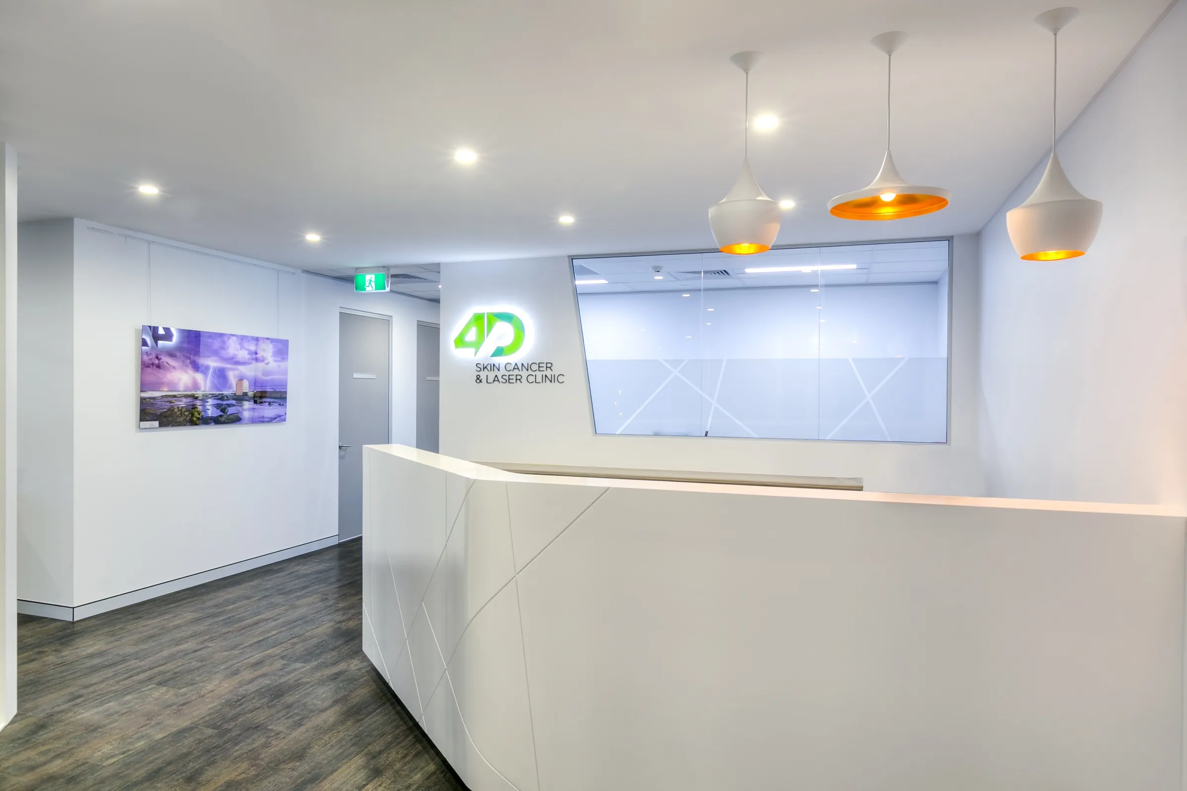 4D Skin Cancer & Laser Clinic, reception