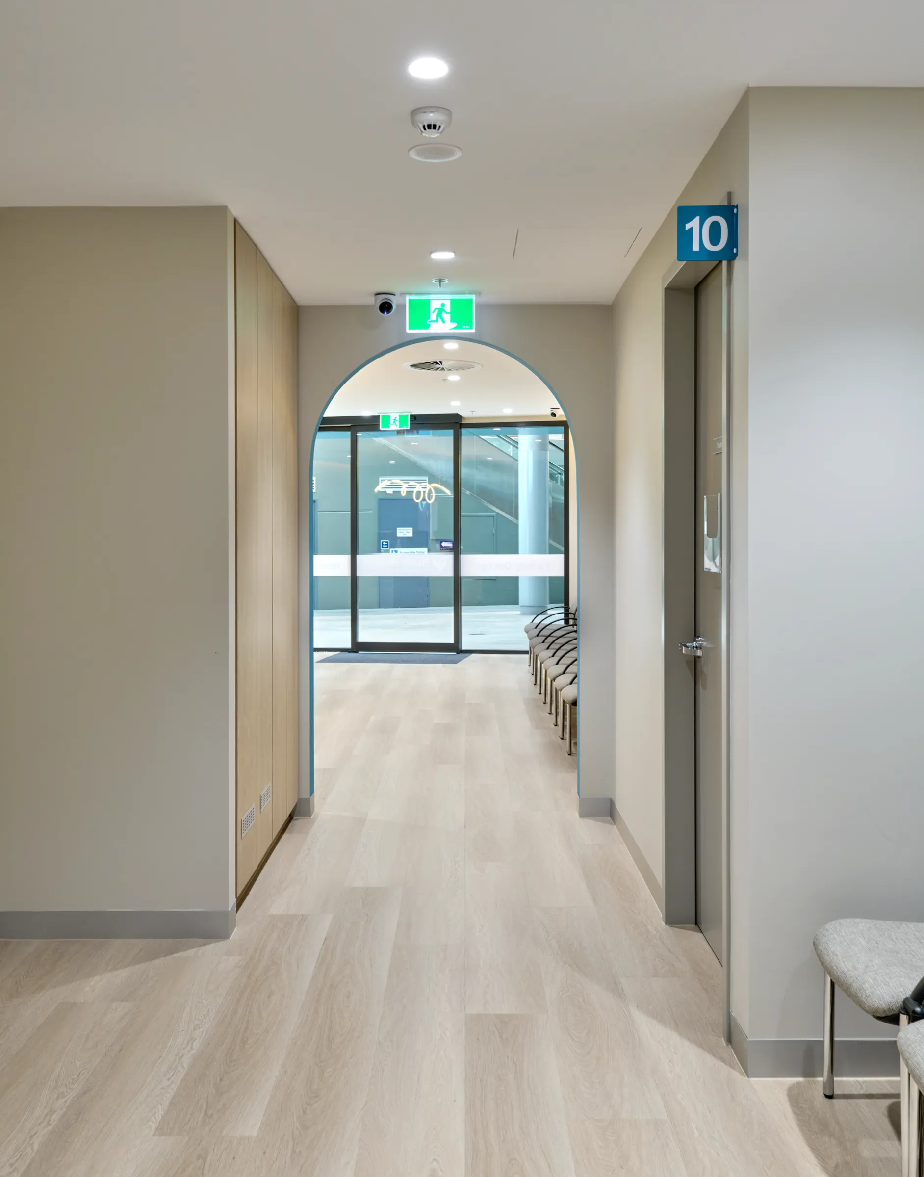 Chatswood Medical and Pathology Centre, arched corridor